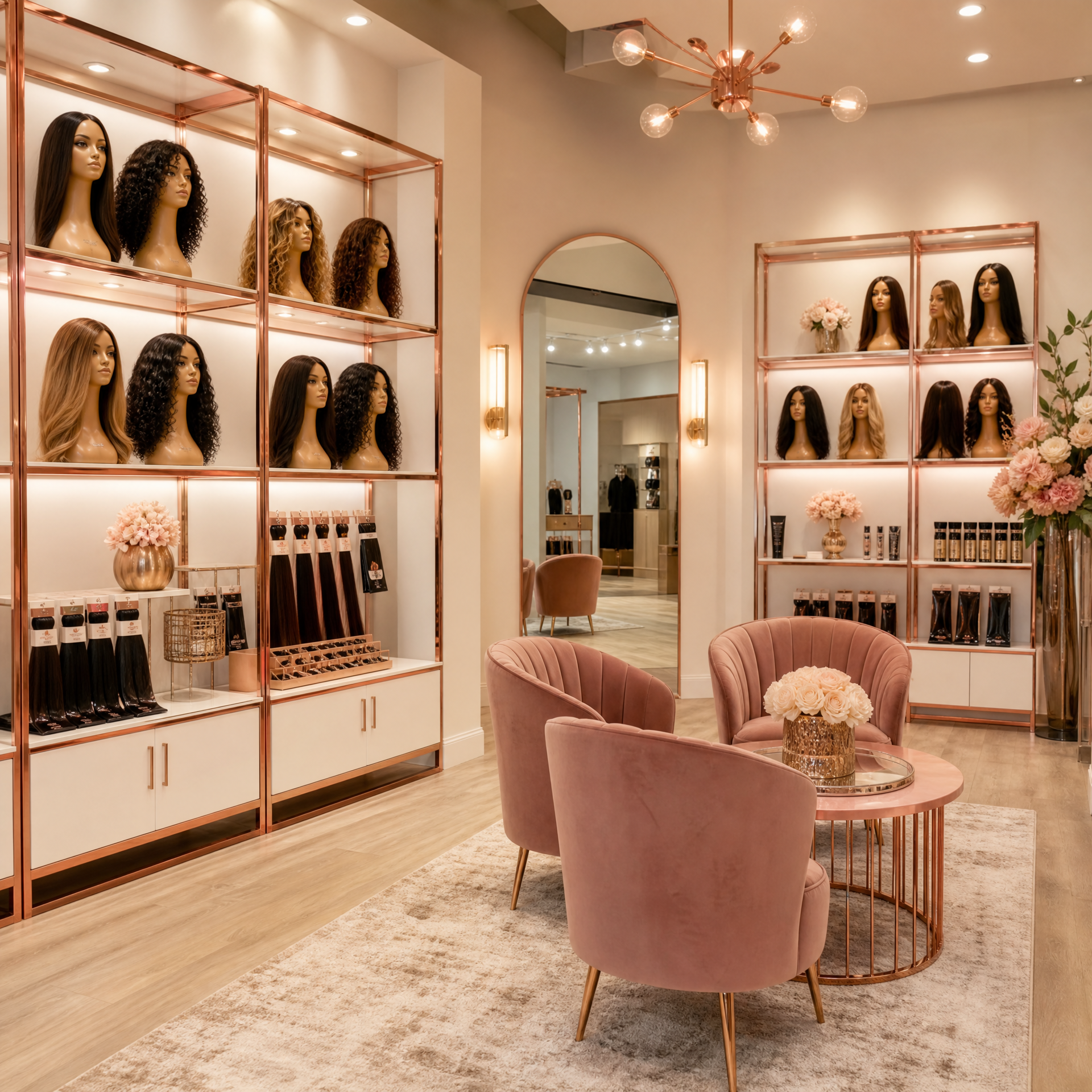 T&R Beauty Store Interior