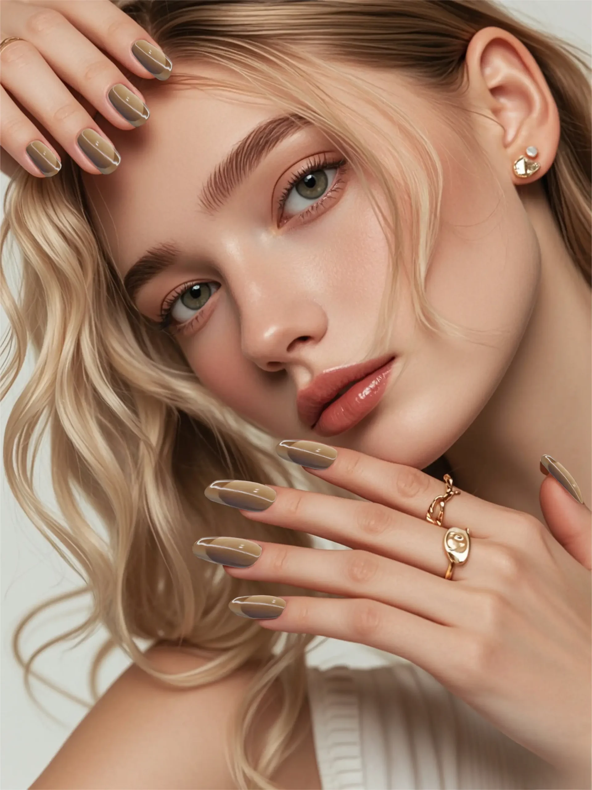 Nail design, elegant and stylish, suitable for all occasions