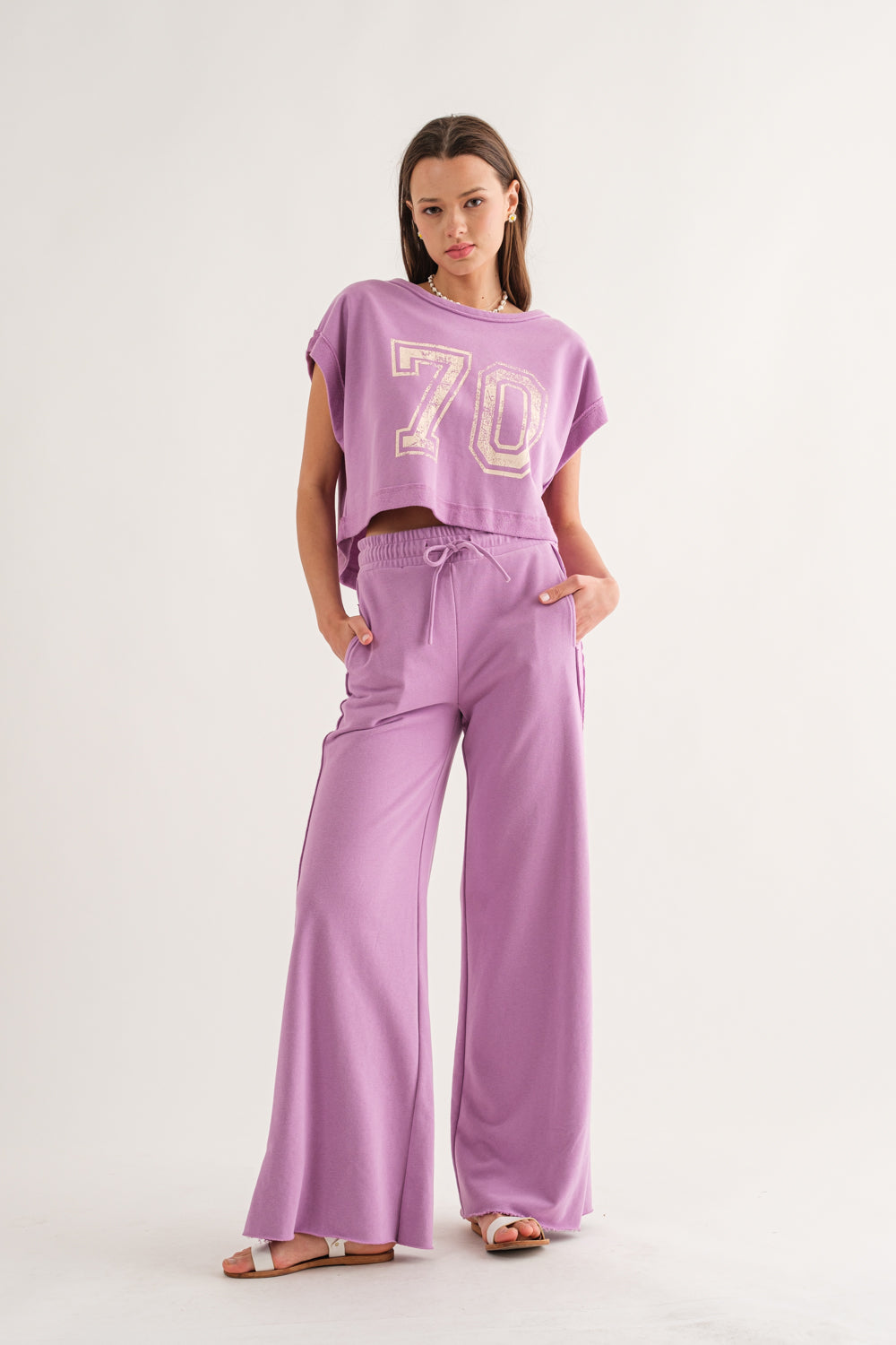 Wide Leg Relaxed Fit Pants