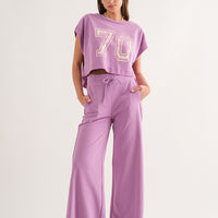 Wide Leg Relaxed Fit Pants