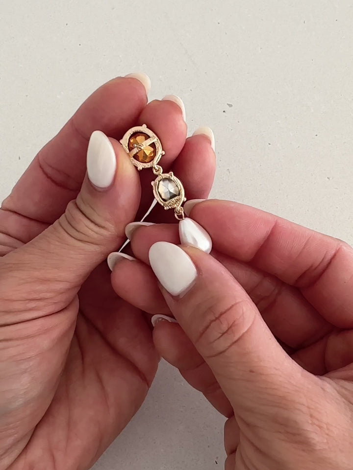 Elisajewels Convertible Drop Earrings