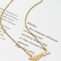 Mama pendant Necklace