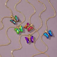 Butterfly Pendant Necklace