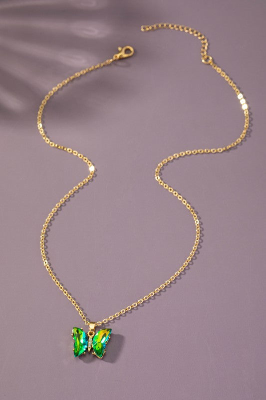 Butterfly Pendant Necklace
