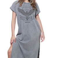 Free Bird Vintage Maxi T shirt Dress