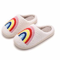 Rainbow Soft Plush Slipper