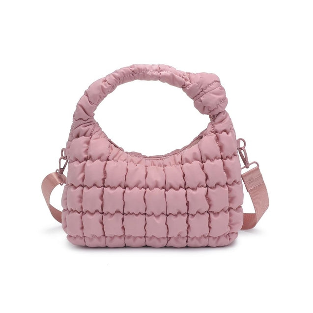 Knot Quilted Mini Tote/Crossbody Bag