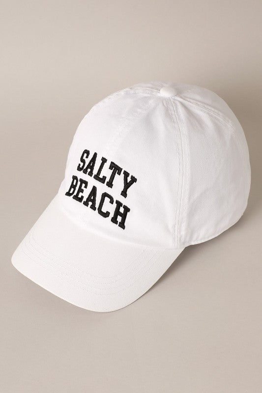 Salty Beach Patch Baseball Cap