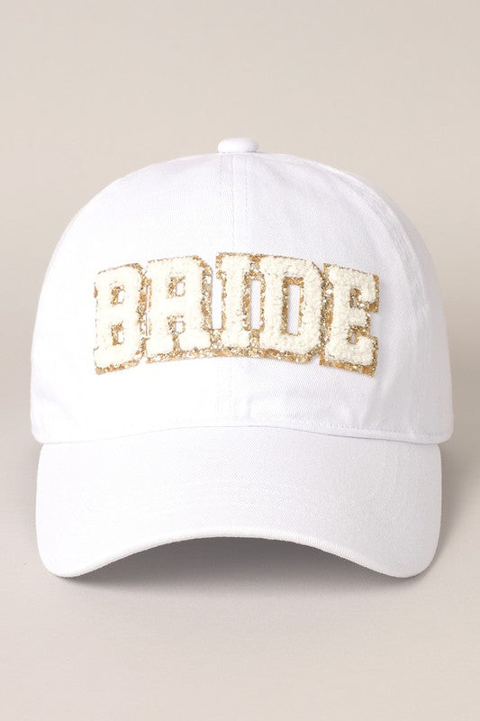 BRIDE Chenille Letter Patch Baseball Cap