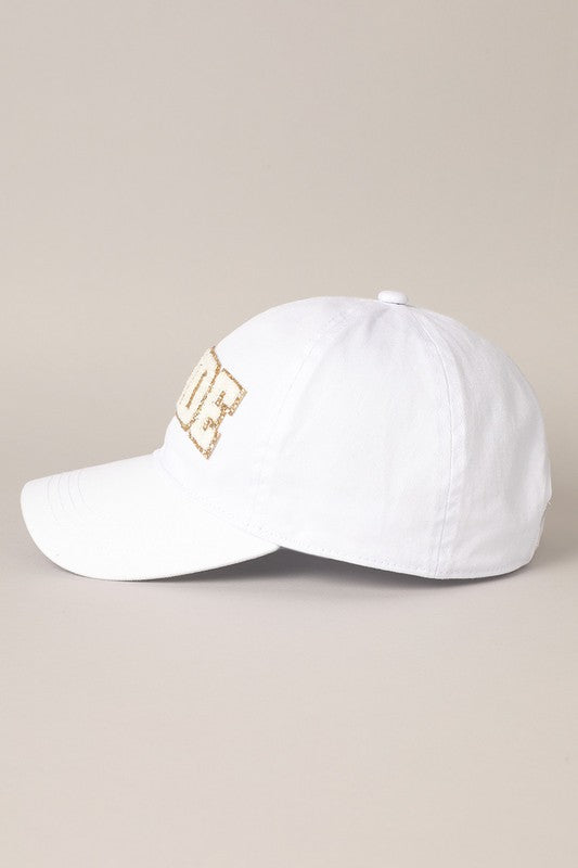 BRIDE Chenille Letter Patch Baseball Cap