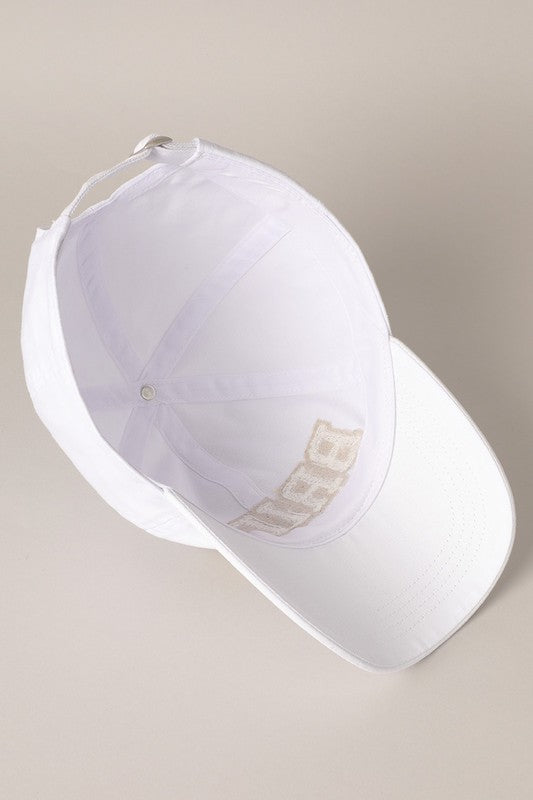 BRIDE Chenille Letter Patch Baseball Cap