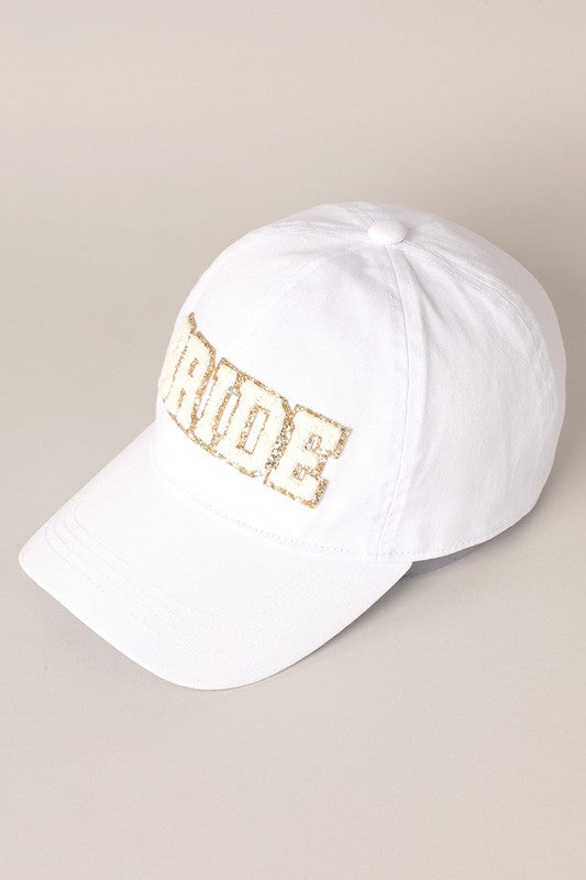 BRIDE Chenille Letter Patch Baseball Cap