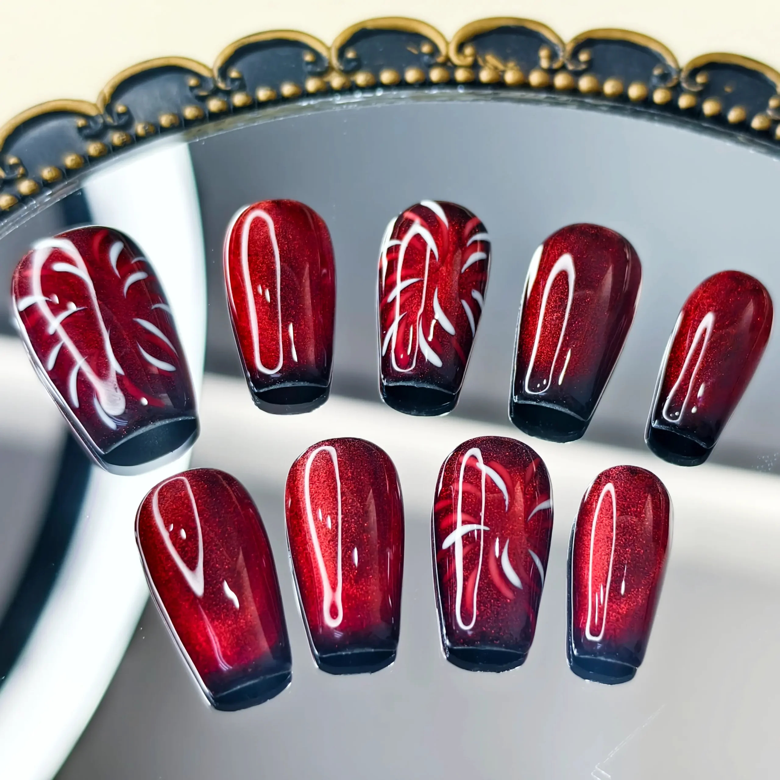 Amadela Romantic Fireworks Cat Eye Nails - Image 4