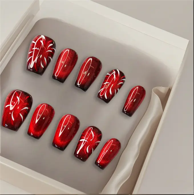 Amadela Romantic Fireworks Cat Eye Nails - Image 5