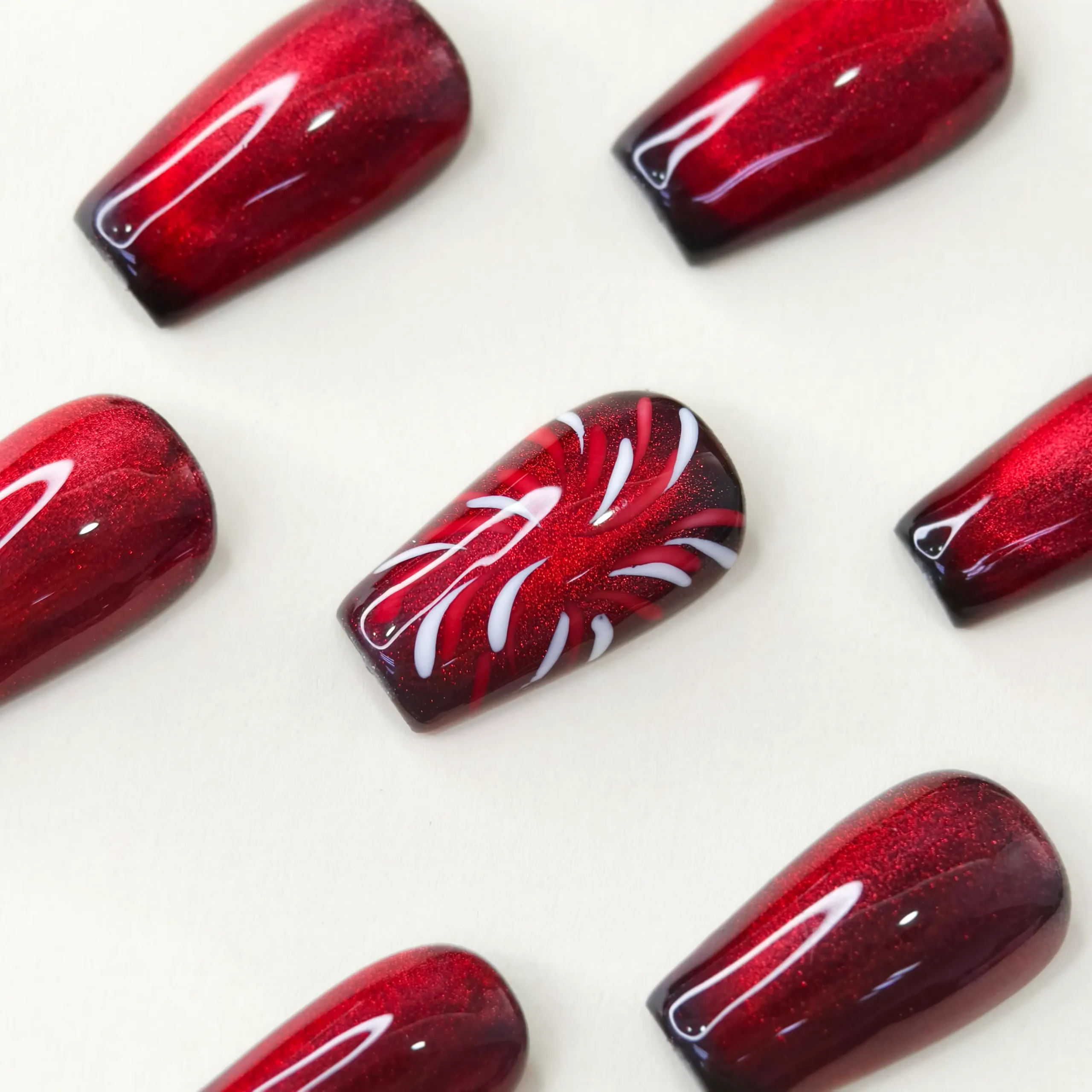 Amadela Romantic Fireworks Cat Eye Nails - Image 6