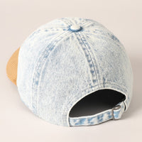 Vintage Denim USA Flag Cap