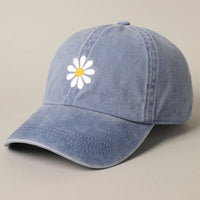 Daisy Embroidery Baseball Cap