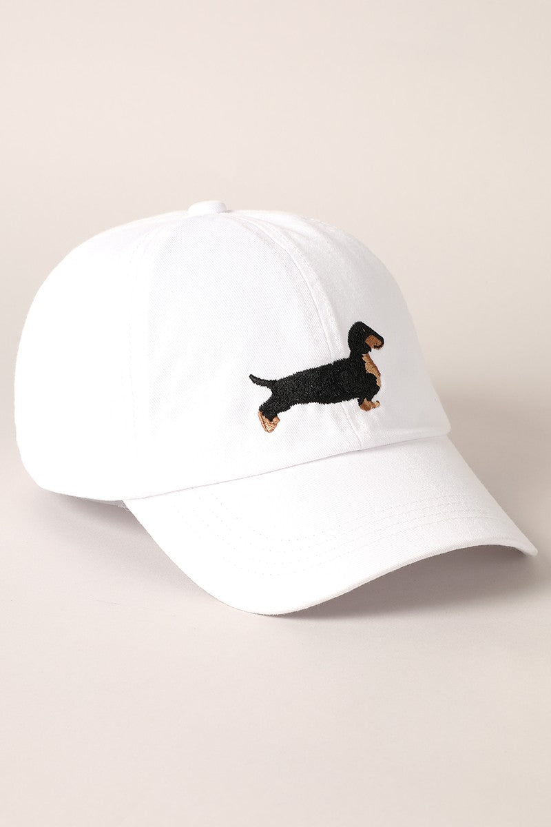 Dachshund Embroidered Baseball Cap