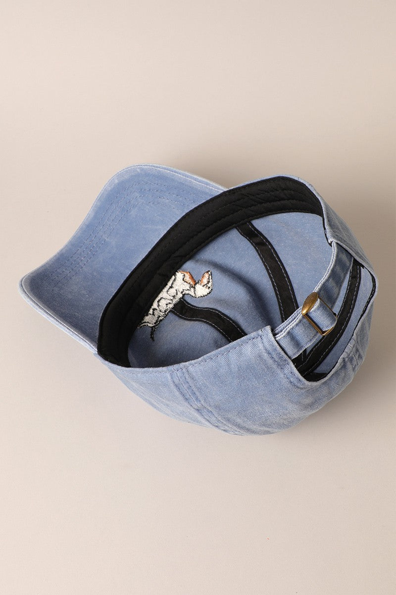 Dachshund Embroidered Baseball Cap