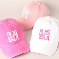 In My Lover Era Embroidered Baseball Cap
