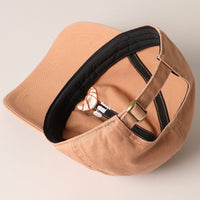 Oui Croissant Baseball Cap