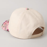 Mama Embroidery Floral Two-Tone Trucker Hat