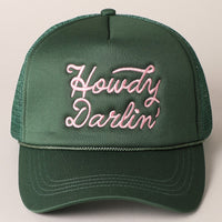 Howdy Darlin' Embroidered Cap