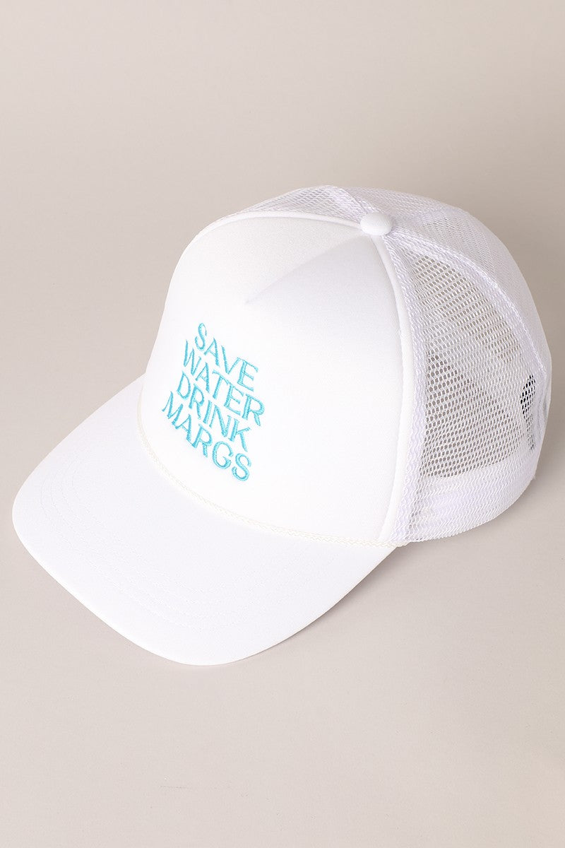 Save Water Drink Margs Embroidered Cap