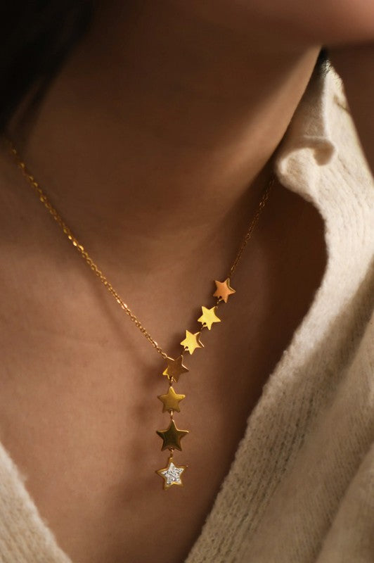 Star Lariat Necklace