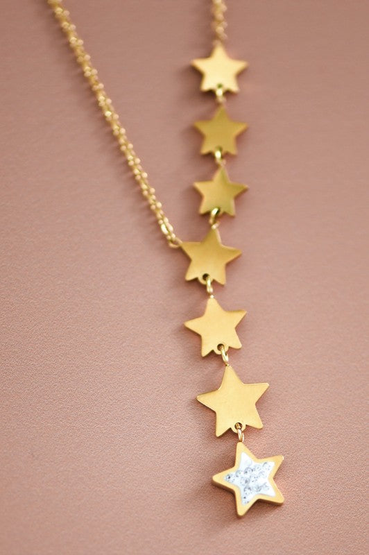 Star Lariat Necklace