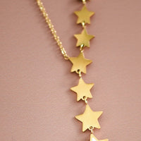 Star Lariat Necklace