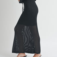 Crochet Knitted Maxi Skirt