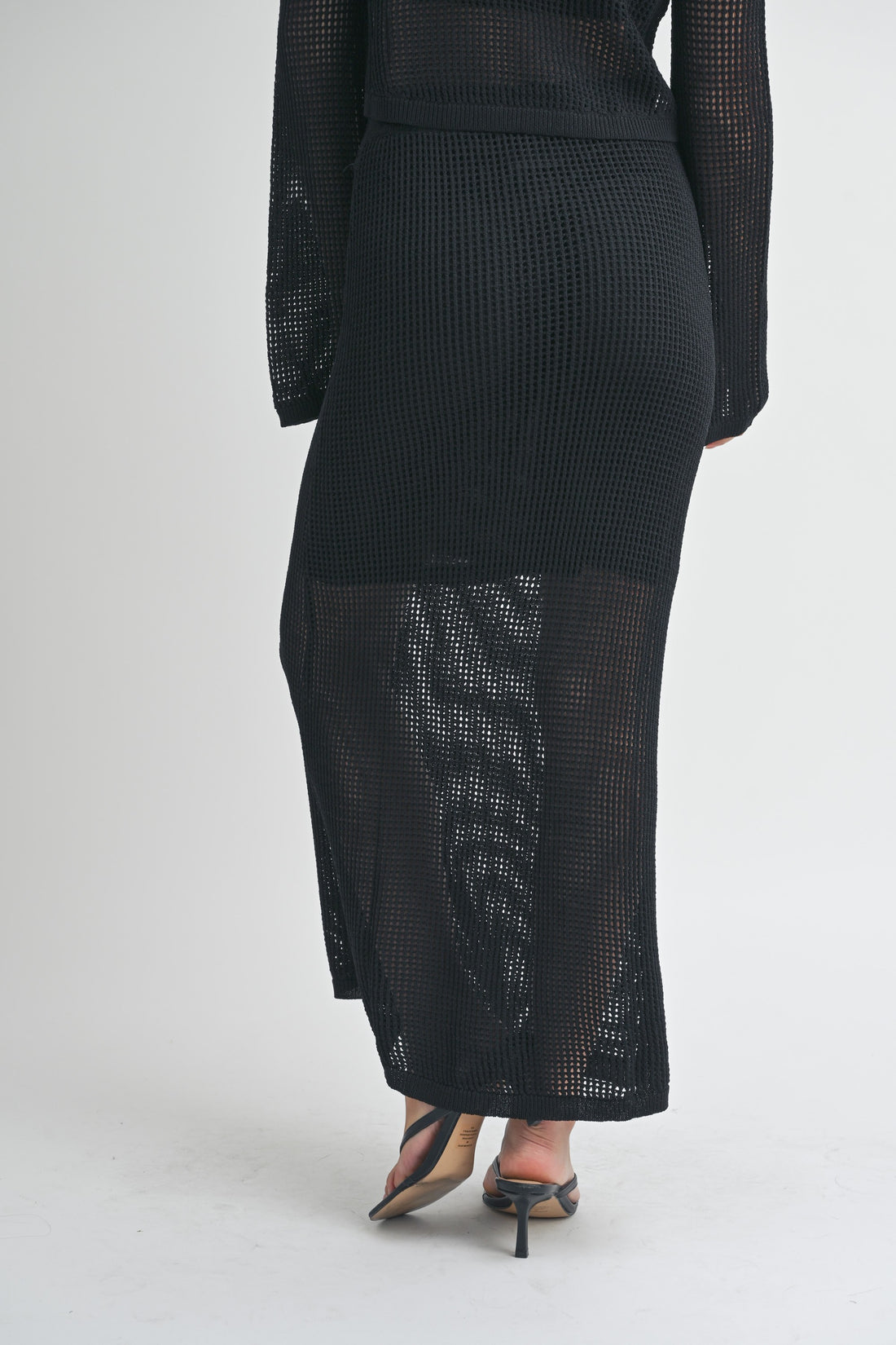 Crochet Knitted Maxi Skirt