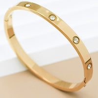 Hinged Bangle Bracelet