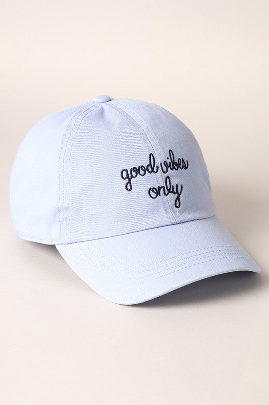 Good Vibes Only Baseball Cap