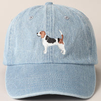 Beagle Denim Baseball Cap