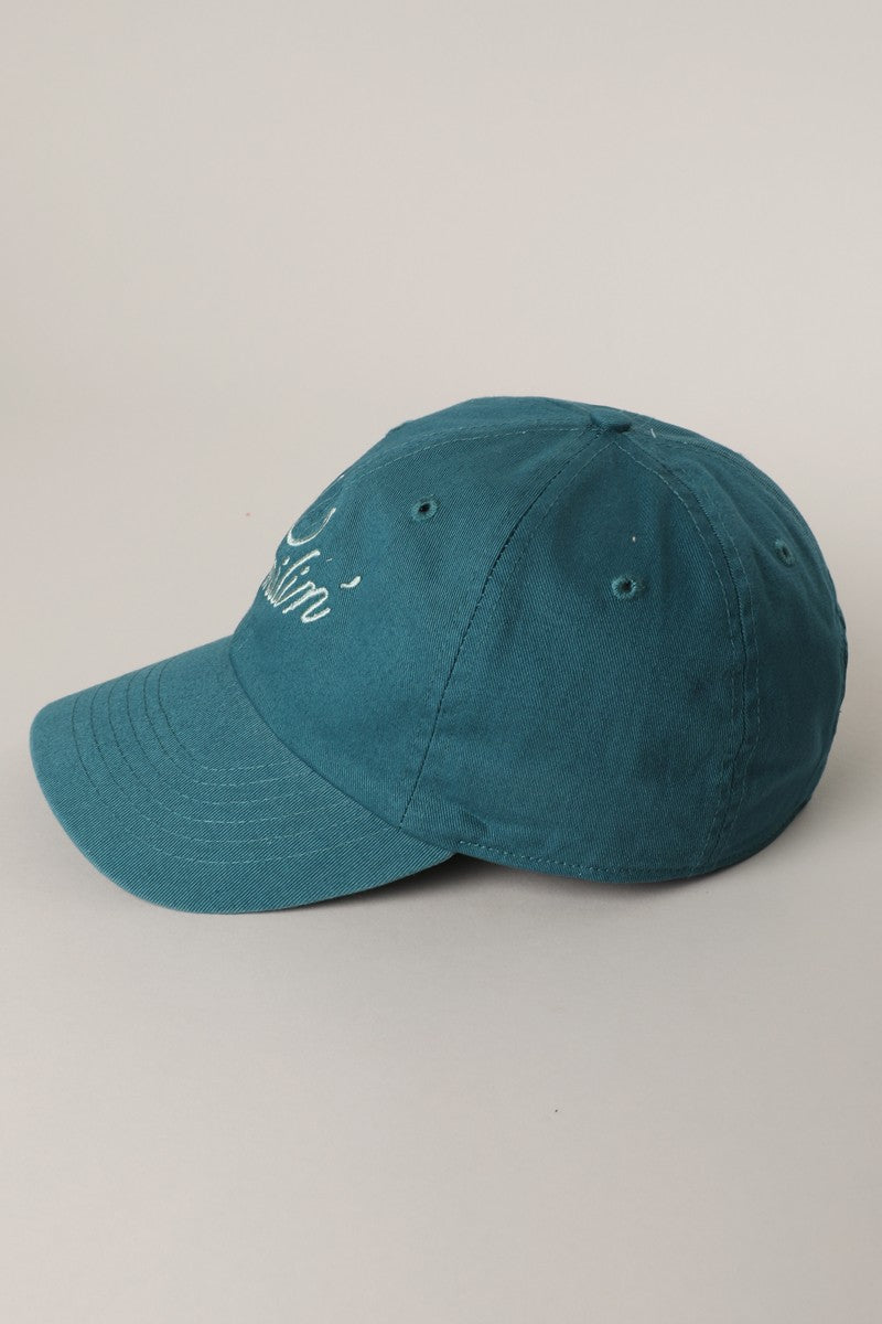 smilin' Embroidery Baseball Cap