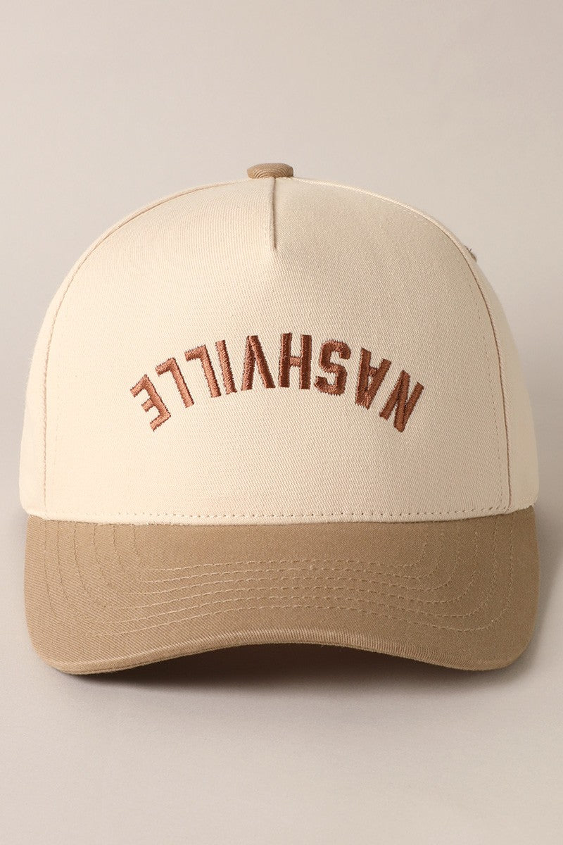 Nashville Upside Down Trucker Baseball Cap