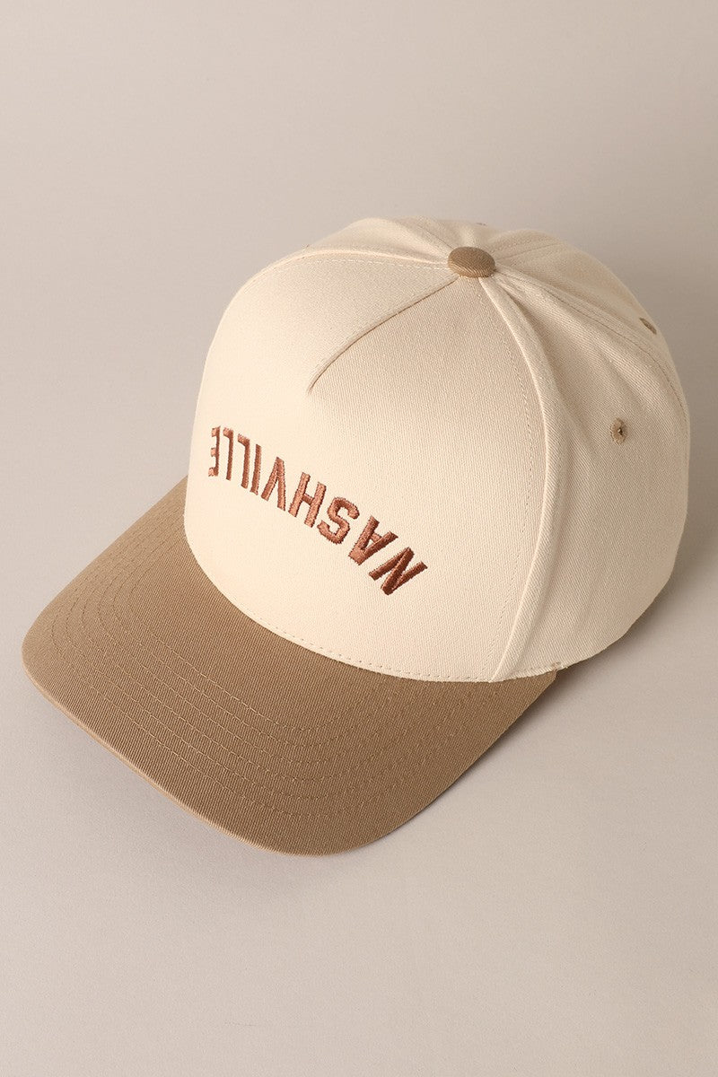 Nashville Upside Down Trucker Baseball Cap