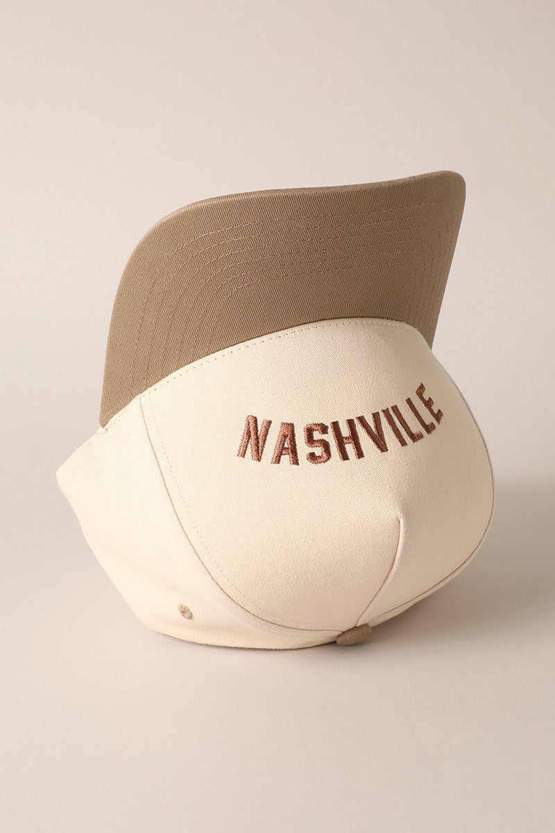 Nashville Upside Down Trucker Baseball Cap
