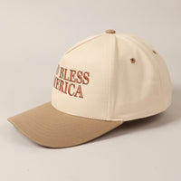 God Bless America Two Tone Cap