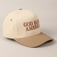God Bless America Two Tone Cap