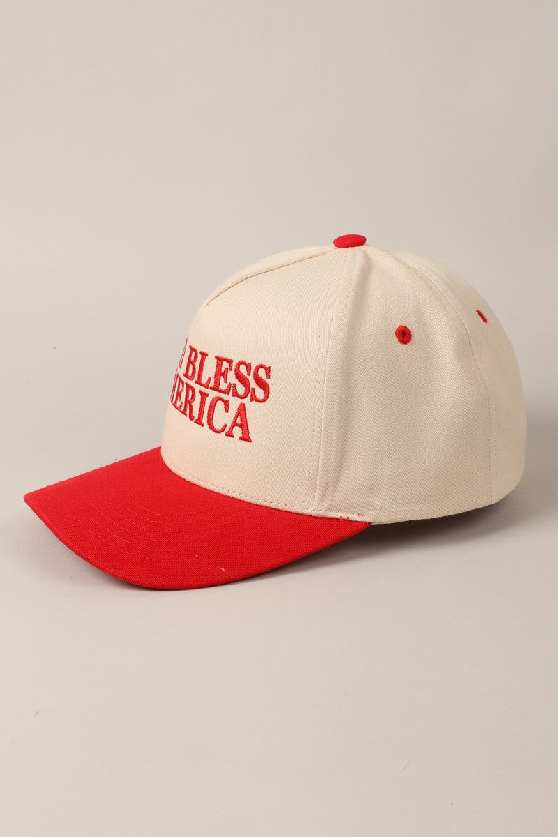 God Bless America Two Tone Cap