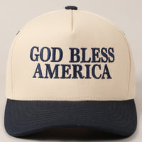 God Bless America Two Tone Cap
