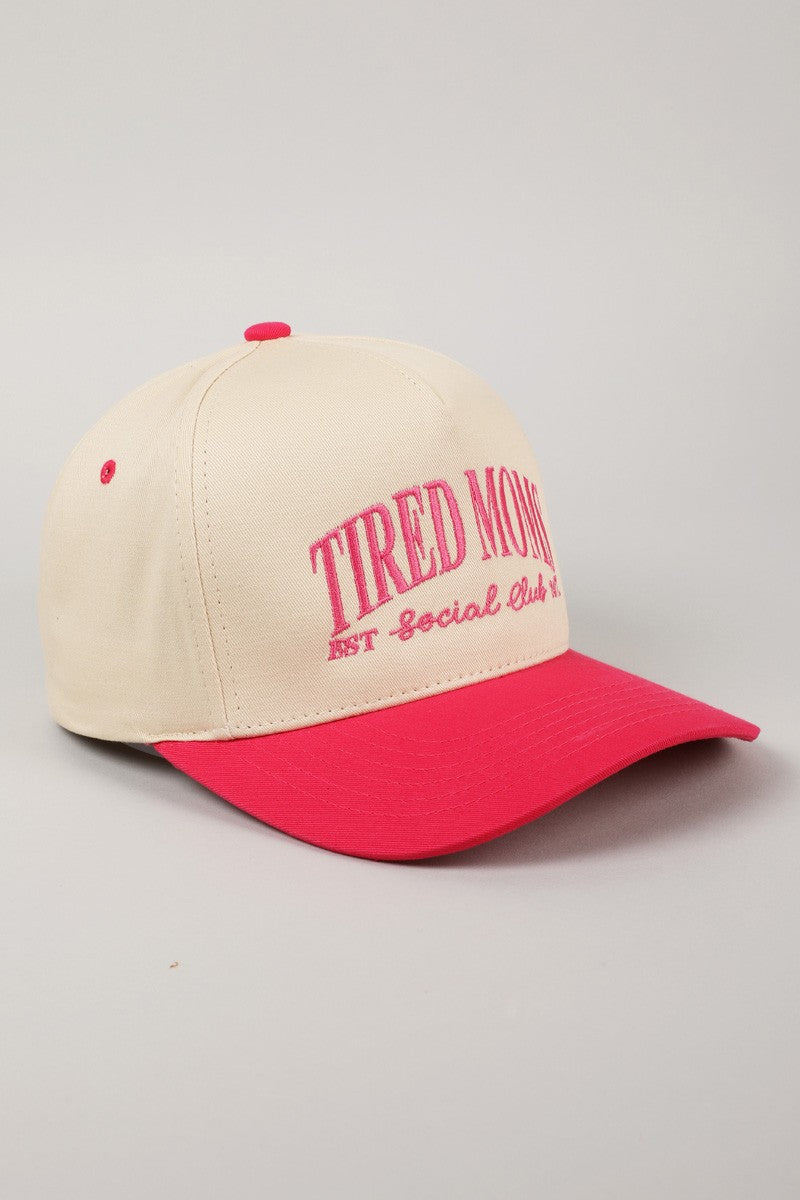 Tired Moms Social Club Embroidered Cap