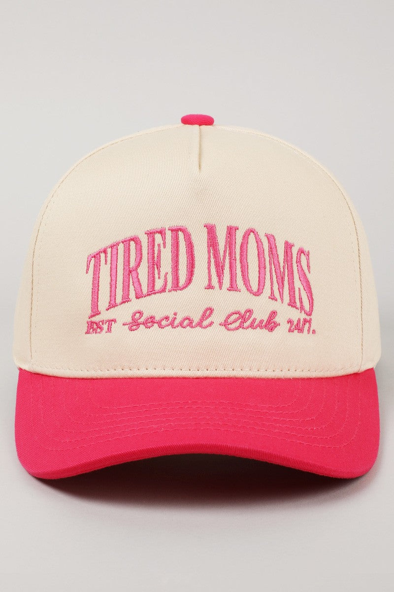Tired Moms Social Club Embroidered Cap
