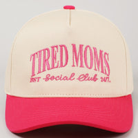 Tired Moms Social Club Embroidered Cap