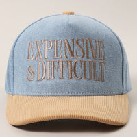 Expensive & Difficult Embroidered Hat