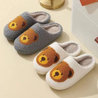Cute Bear Fluffy Slippers