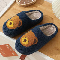 Cute Bear Fluffy Slippers